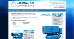 Desktop Screenshot of nationalaircompressors.com.au